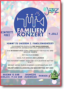 Familienkonzert Plakat
